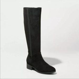 Universal Thread Brielle Tall Black Riding Boots